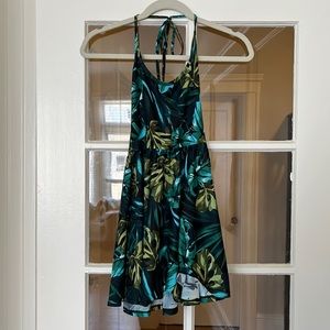 American Apparel leaf patterned dress
